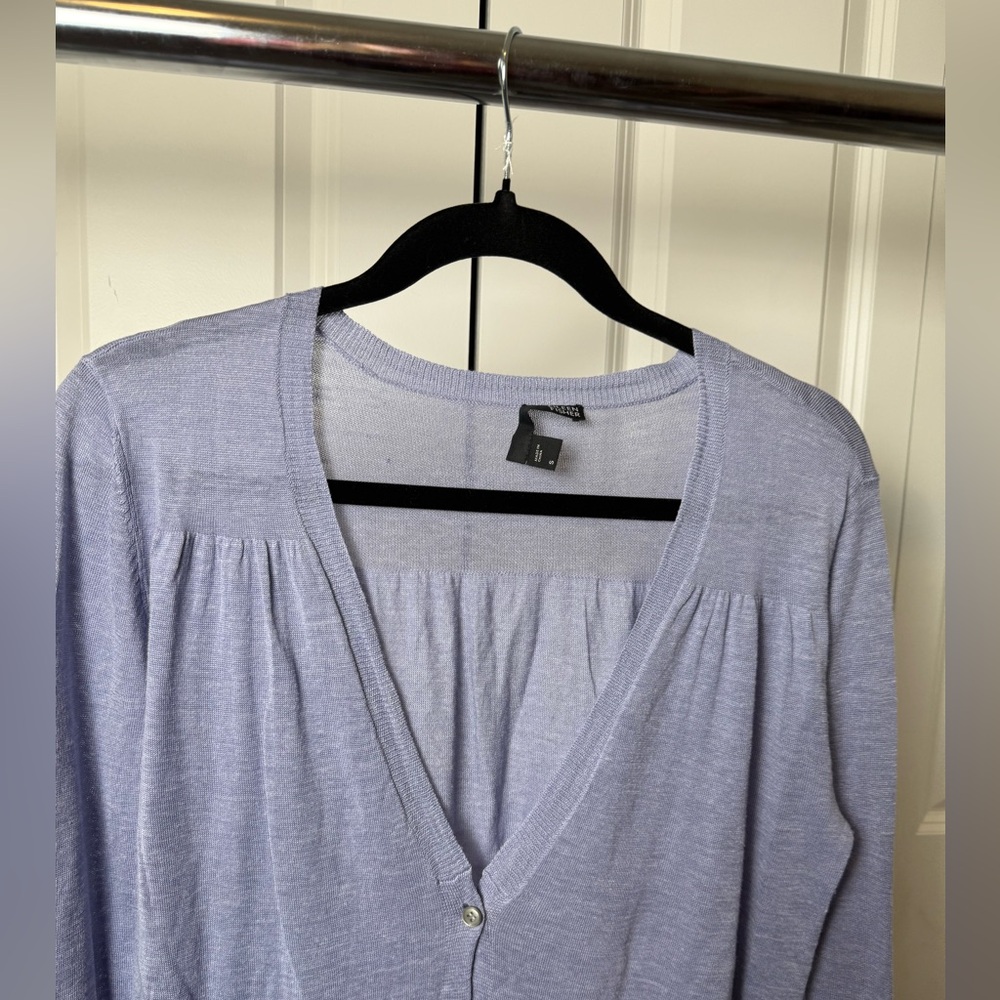 Eileen Fisher silk/linen cardigan - Picture 2 of 6